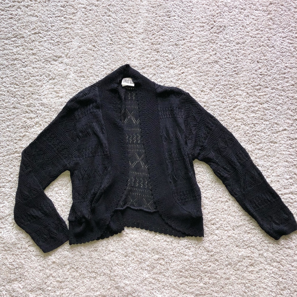 Boho Cozy Flattering Beach Hollow Sweater Cardigan